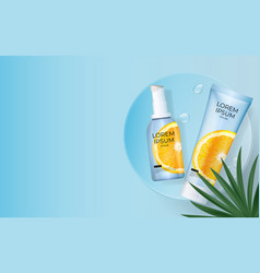 3d Realistic Vitamin C Sunscreens Cream Bottle