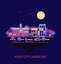 City Scape Night Background