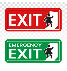 Emergency Exit Door Sign Icon For App Or Website