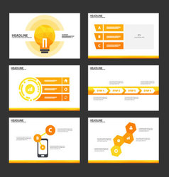 Orange Light Bulb Presentation Templates Design