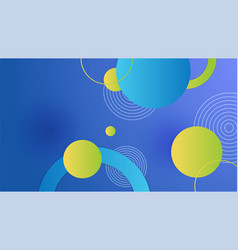 Blue And Yellow Abstract Minimal Background