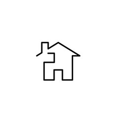 Simple House Icon Logo Design