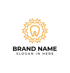 Bright Shine Teeth Logo Design