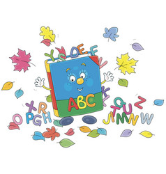 Cartoon Abc Book With Letters