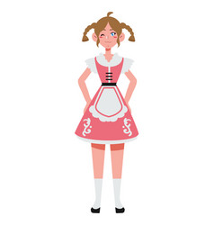 Germany Woman Wearing Dirndl