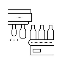 Molding Glass Bottle Conveyor Equipment Line Icon