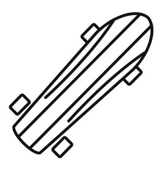 Penny Board Icon Outline Style