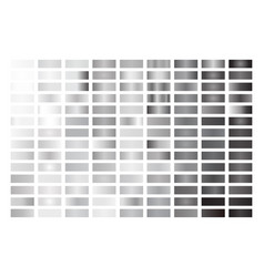 Metal Gray Gradient Collection Of Color Swatches