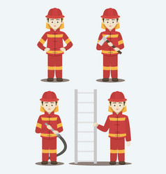 Fireman isolated Royalty Free Vector Image - VectorStock
