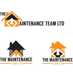 Maintenance Team Logo Design Home People Logo