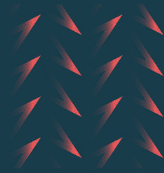 Red Triangles On Noir Canvas Seamless Pattern