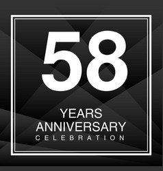 58 Year Anniversary Celebration Logo