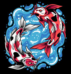 Yin Yang Koi Fish