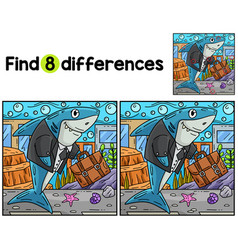 Shark In A Business Suit Find The Differences