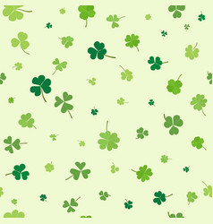 St Patrick Day Irregular Seamless Pattern Green