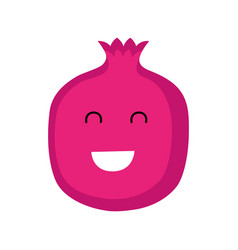 Cute Funny Cartoon Pomegranate Character