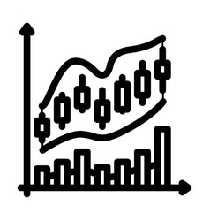 Financial Charts Advisor Line Icon