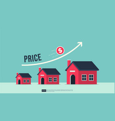 Housing Price Rising Up Real Estate Or Property