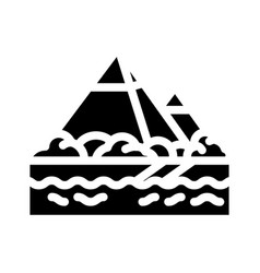 Nile River Glyph Icon