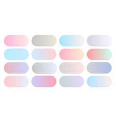 Soft Pastel Color Gradients Combination Big Set