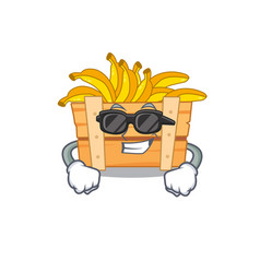 Super Cool Banana Fruit Box Mascot Character