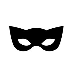 Mask Superhero Carnival With Cat Ears Icon