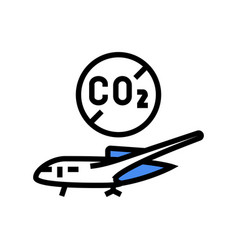 Emission Free Plane Carbon Color Icon