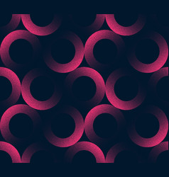 Faded Circle Seamless Pattern Trend Noir Purple