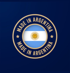 Golden Made In Argentina Medal