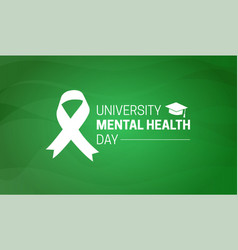 University Mental Health Day Background