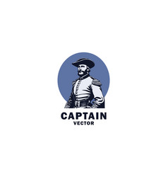 Monochrome Captain In Us Civil War