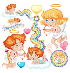 Valentine Theme With Cute Cupids