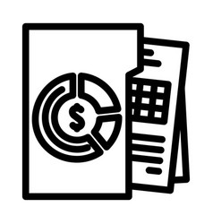 Budgeting Financial Advisor Line Icon