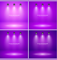 Empty Violet Studio Abstract Backgrounds With