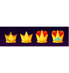 Gold Crown Icon For Game Ui Level Rank Design