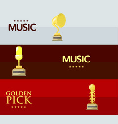 Gold Rock Star Trophy Music Notes Best