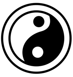 Peace Symbol Black Icon Isolated