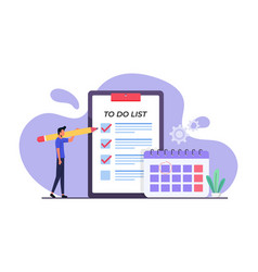 Calendar With To-do Checklist Business Task