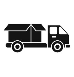 Truck Parcel Delivery Icon Simple Service