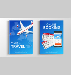 Brochure Or Flaer Travel And Online Bookung