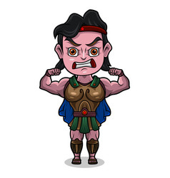 Hercules Chibi Mascot Logo Design