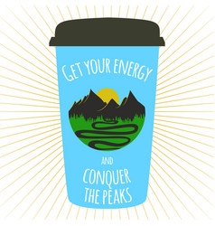 Blue Cup Coffee To Go Mountains