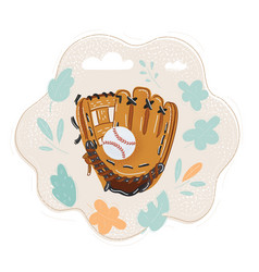 Hand In Baseball Glove