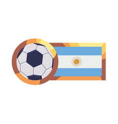 Soccer Argentina Ball Banner