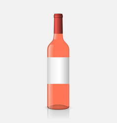 Wine Bottle On White Background