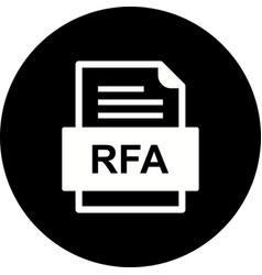 Rfa File Document Icon