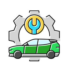 Ev Maintenance Electric Color Icon