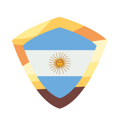 Soccer Argentina Flag Shield