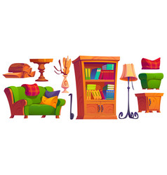 Cozy Village Cabin Interior Furniture Set