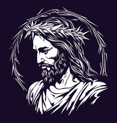 Jesus Christ With Crown Of Thorns Art